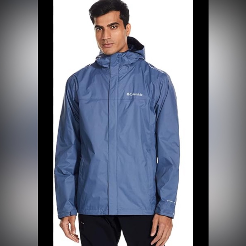 Columbia Arcadia II Women’s Windbreaker Waterproof Jacket Blue 3X